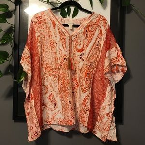 Chico’s S/MD poncho blouse